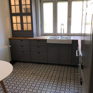 Traumküche mit Mosaikfliese